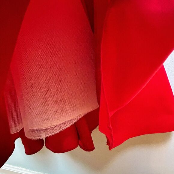 Faviana New York Vintage Red Strapless Formal Dress Sweetheart Nk Long Gown 3-4 - Picture 4 of 14